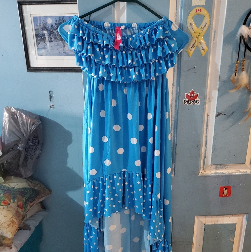 Tube top large womans dress